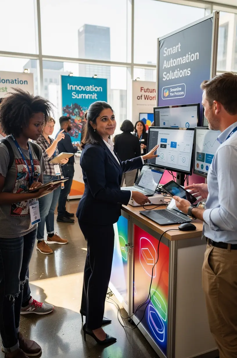 Diagram showing integration of multiple software tools to streamline workflow efficiency